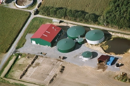 Opslagtanks, Ronde silo's, biogas, biogasinstallatie, CBS Beton