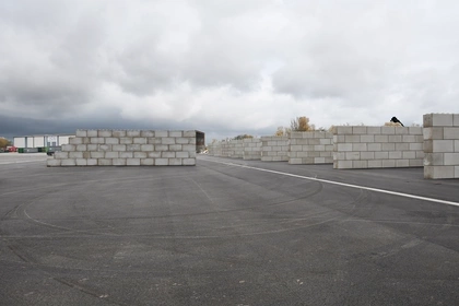 Beton blokken, Modulobloc, lego blokken, recyclage, CBS Beton, betonnen muren 2