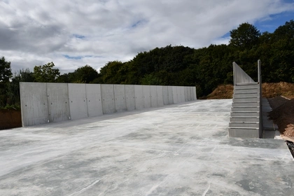 H-Wand, Keermuur, Agri, Landbouw, mur de soutènement, Silo couloir, AgrarWände, Fahrsilo, Zusammenarbeit, Erfolg, Landwirtschaft, CBS BETON